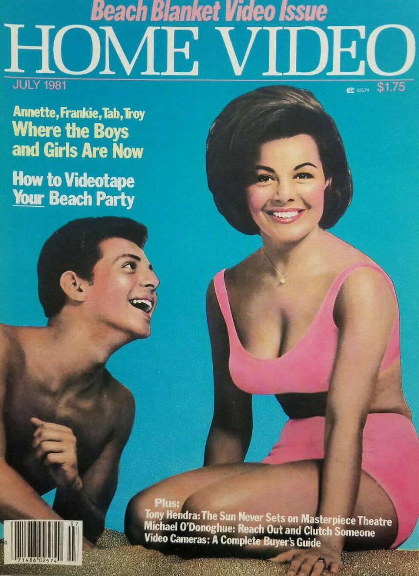 HOME VIDEO magazine side cover  July 1981