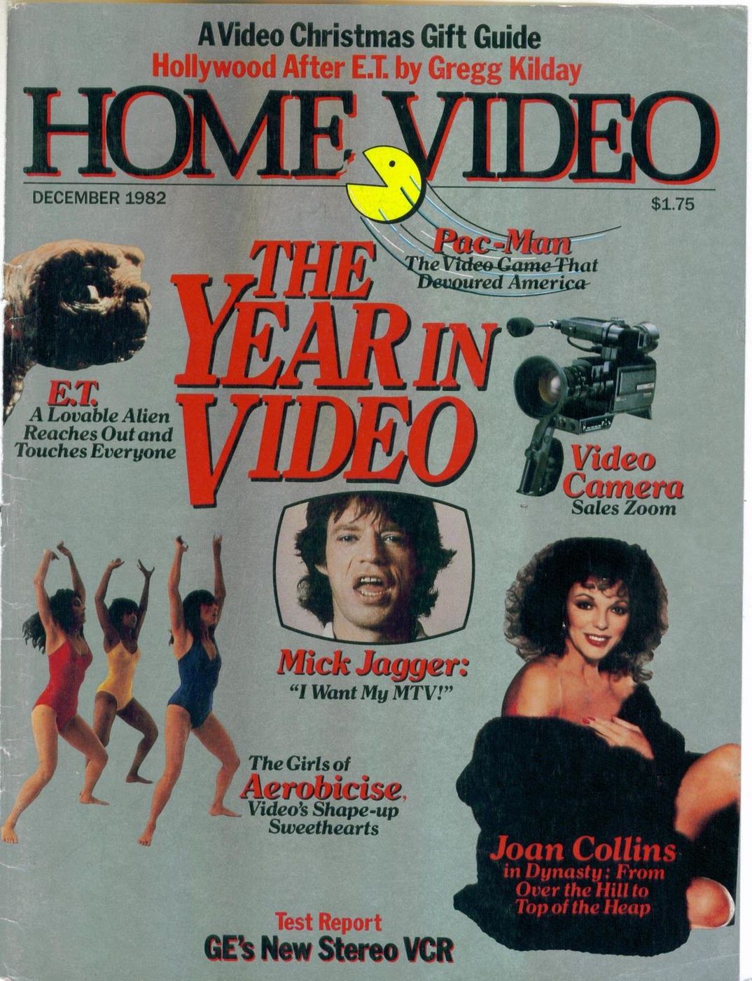 HOME VIDEO magazine side cover December 1982