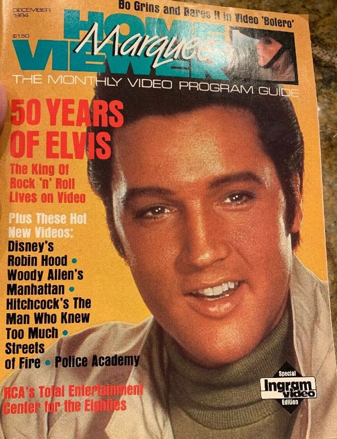 HOME VIEWER magazine side cover  December 1984