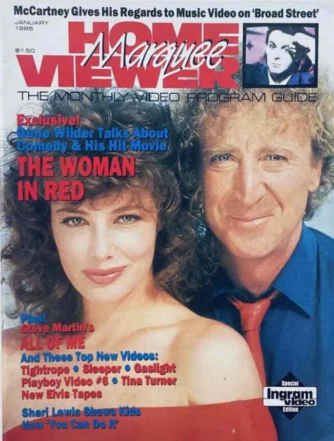 HOME VIEWER magazine side cover January 1985