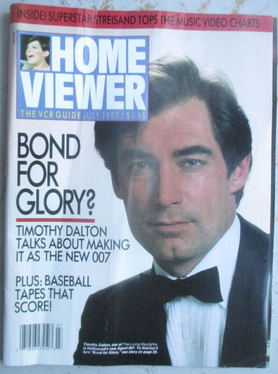 HOME VIEWER magazine side cover  July 1987