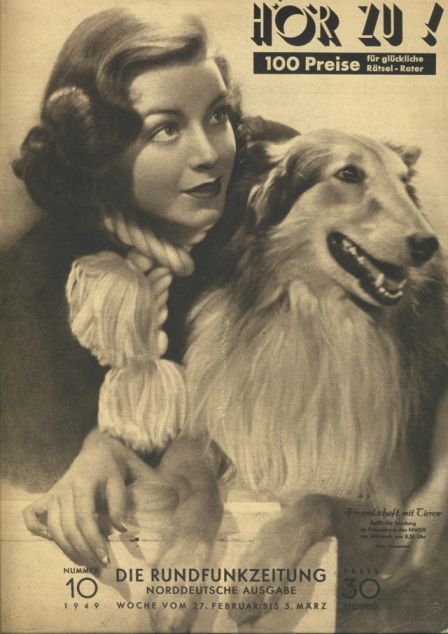 HORZU magazine side cover Issue 10  1949