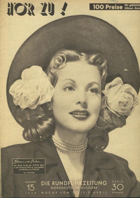 HORZU magazine side cover Issue 15  1949