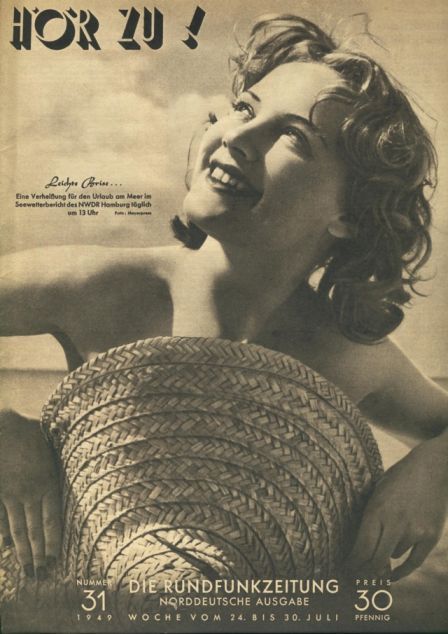 HORZU magazine side cover Issue 31  1949