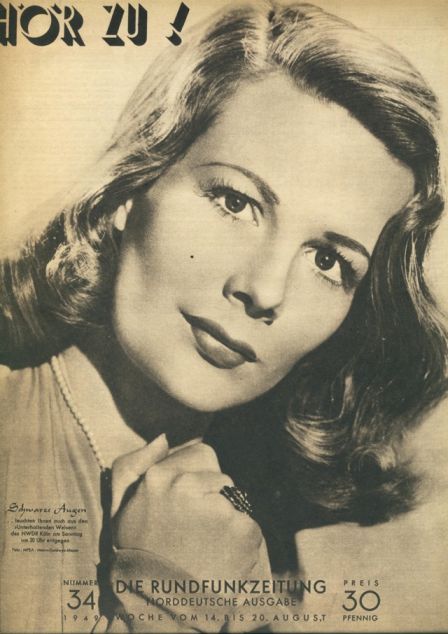 HORZU magazine side cover Issue 34  1949