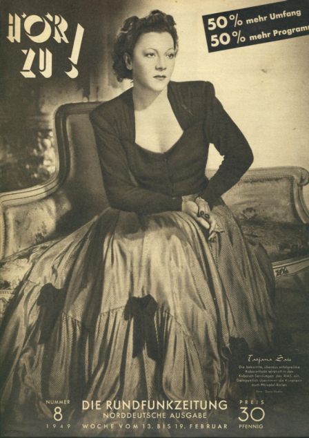 HORZU magazine side cover Issue 8  1949