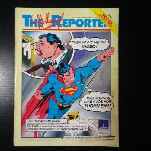 HOLLYWOOD REPORTER | THE magazine side cover 27 September 1983