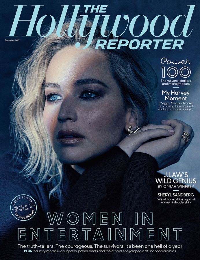 HOLLYWOOD REPORTER | THE magazine side cover  December 2017