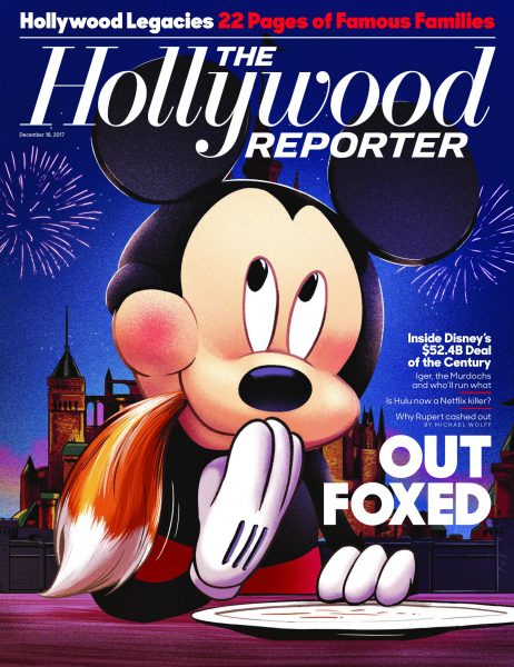 HOLLYWOOD REPORTER | THE magazine side cover 18 December 2017
