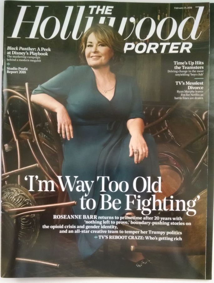 HOLLYWOOD REPORTER | THE magazine side cover 21 February 2018