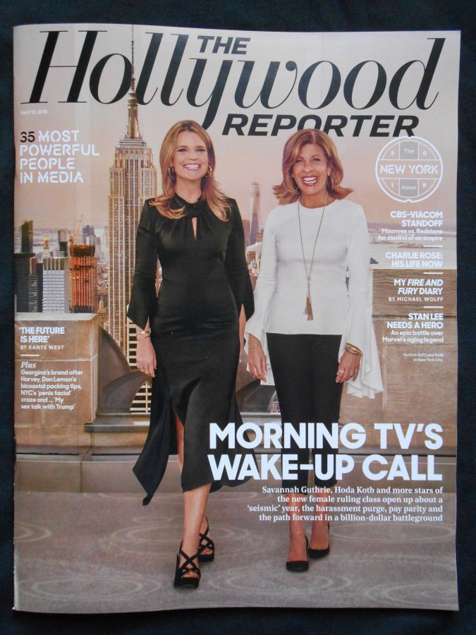 HOLLYWOOD REPORTER | THE magazine side cover 12 April 2018