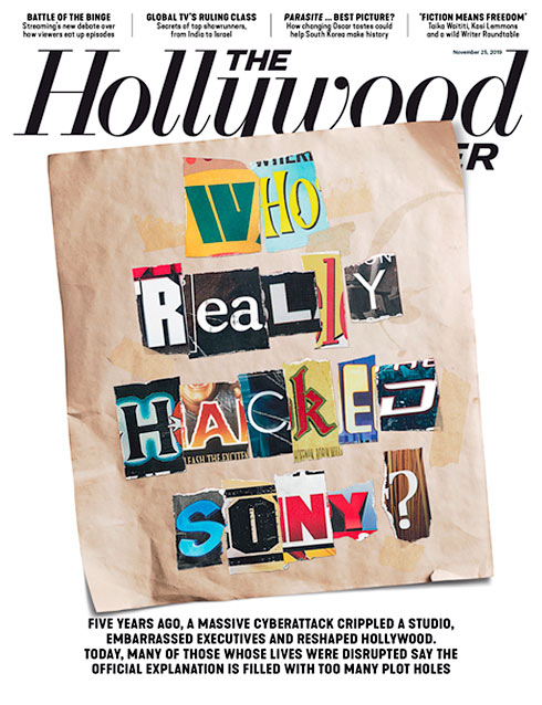 HOLLYWOOD REPORTER | THE magazine side cover 25 November 2019