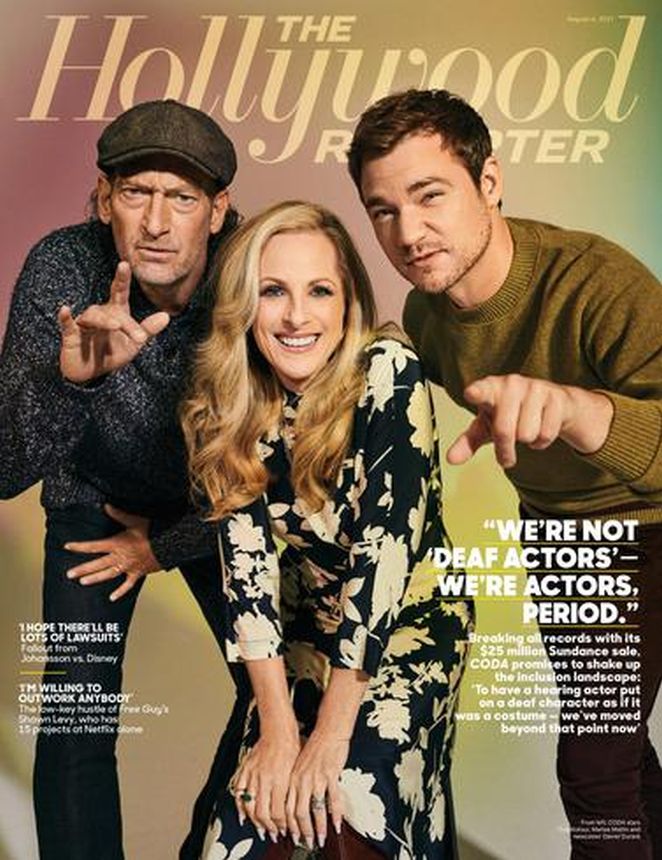 HOLLYWOOD REPORTER | THE magazine side cover 4 August 2021