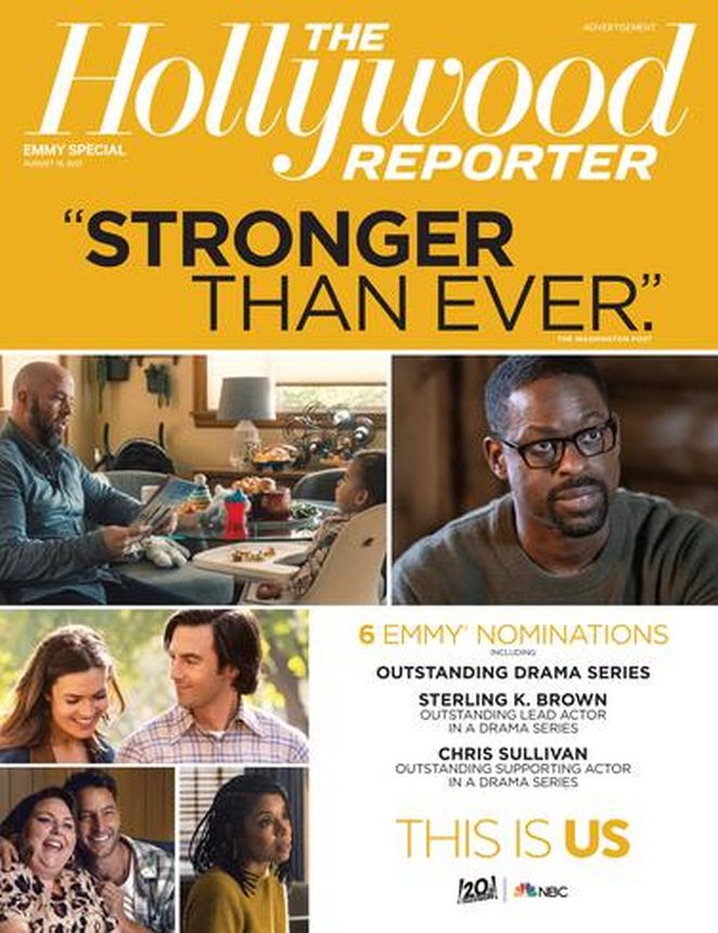 HOLLYWOOD REPORTER | THE magazine side cover 16 August 2021