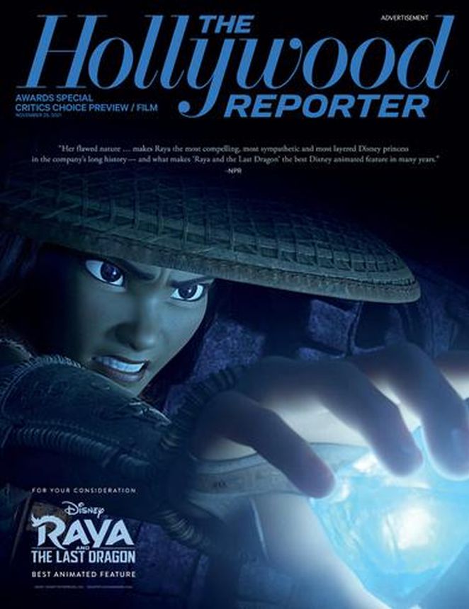 HOLLYWOOD REPORTER | THE magazine side cover 29 November 2021