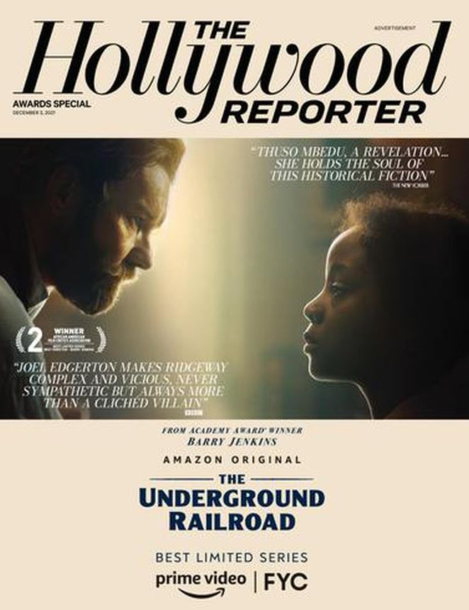 HOLLYWOOD REPORTER | THE magazine side cover 3 December 2021