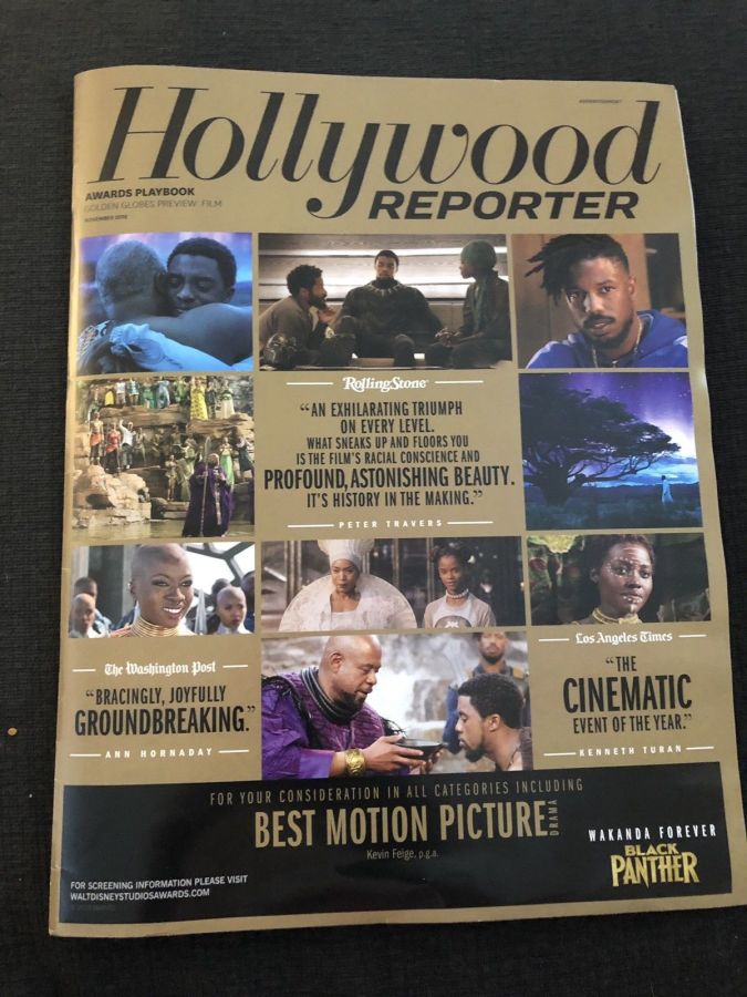 HOLLYWOOD REPORTER | THE magazine side cover  November 2018