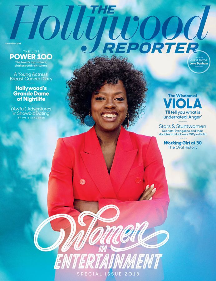 HOLLYWOOD REPORTER | THE magazine side cover  December 2018