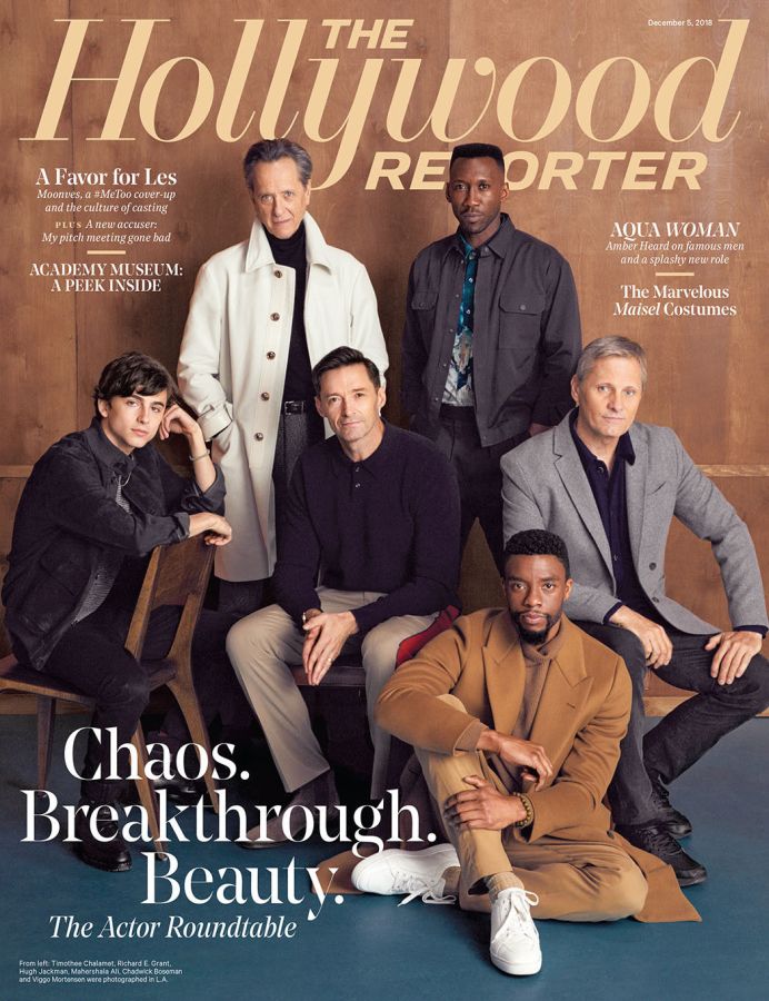 HOLLYWOOD REPORTER | THE magazine side cover 5 December 2018