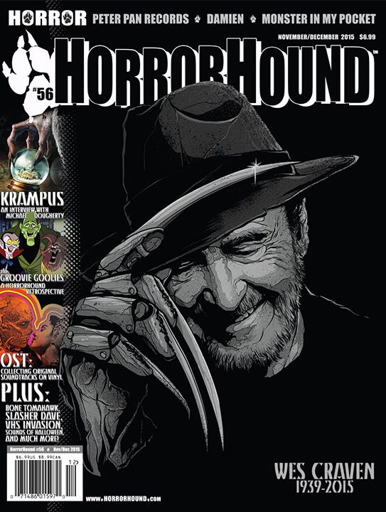 HORRORHOUND magazine side cover Issue 56 November/December 2015