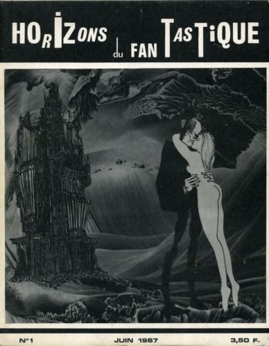 HORIZONS DU FANTASTIQUE magazine side cover Issue 1 June 1967