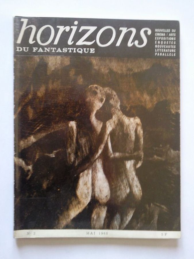 HORIZONS DU FANTASTIQUE magazine side cover Issue 3  1968