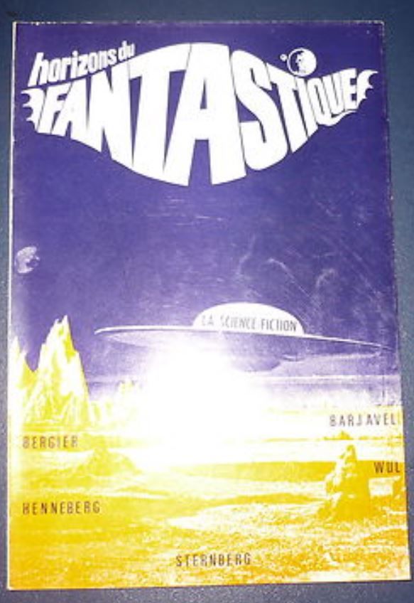 HORIZONS DU FANTASTIQUE magazine side cover Issue 11  1970