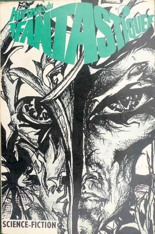 HORIZONS DU FANTASTIQUE magazine side cover Issue 12  1970