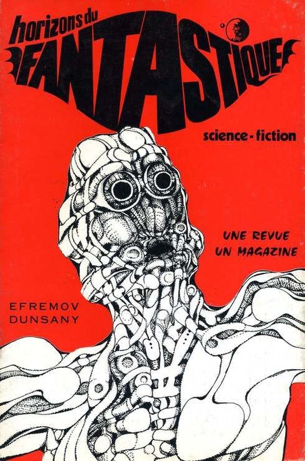 HORIZONS DU FANTASTIQUE magazine side cover Issue 17  1971
