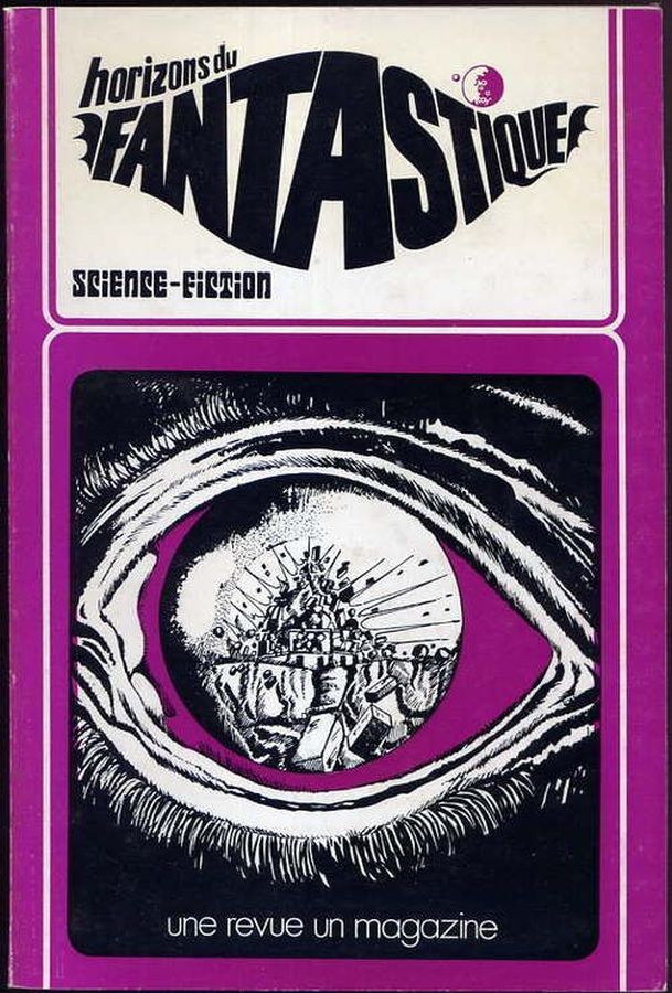 HORIZONS DU FANTASTIQUE magazine side cover Issue 18  1971