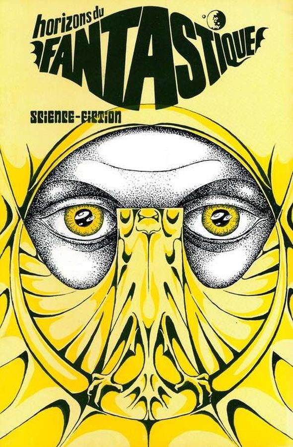 HORIZONS DU FANTASTIQUE magazine side cover Issue 26  1974