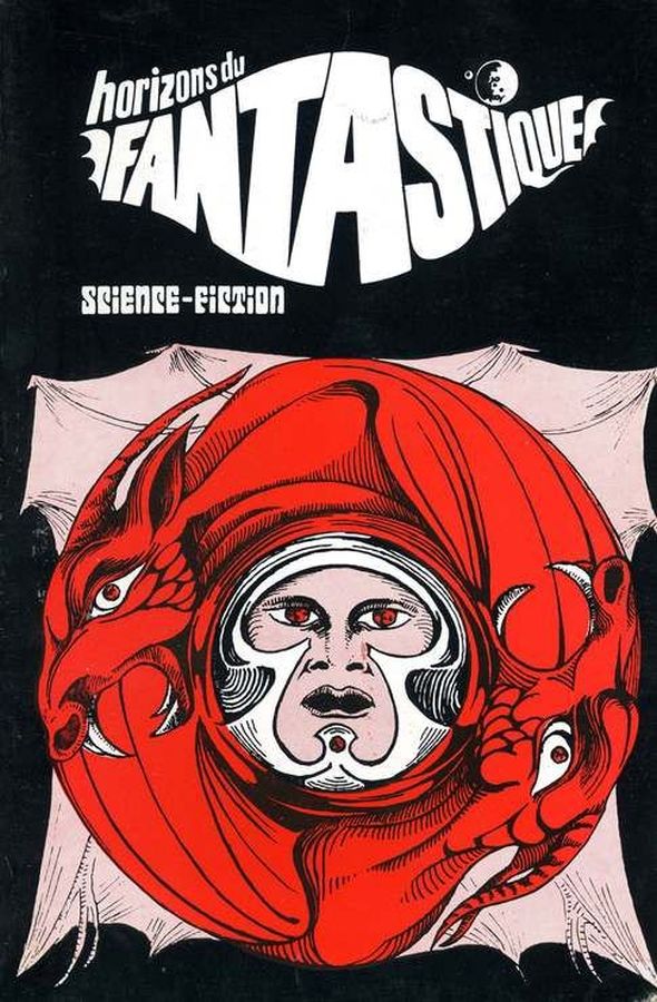 HORIZONS DU FANTASTIQUE magazine side cover Issue 27  1974