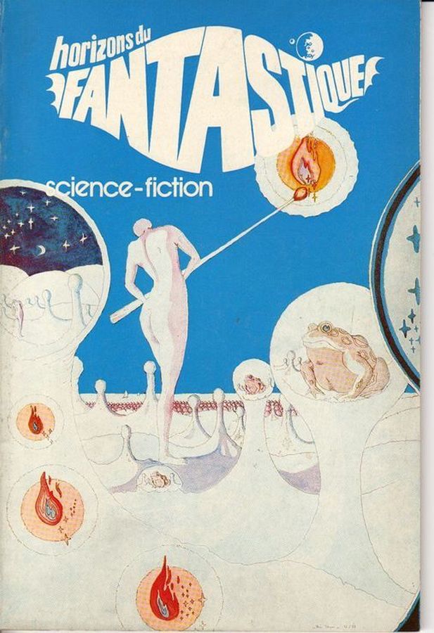HORIZONS DU FANTASTIQUE magazine side cover Issue 29  1974
