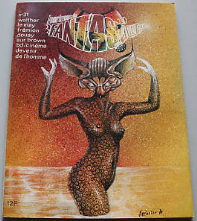 HORIZONS DU FANTASTIQUE magazine side cover Issue 31  1975