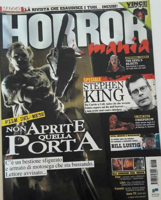 HORROR MANIA magazine side cover Issue 23 May 2006