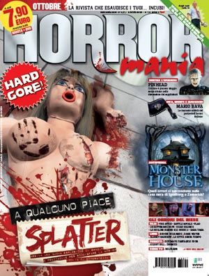 HORROR MANIA magazine side cover Issue 27 October 2006