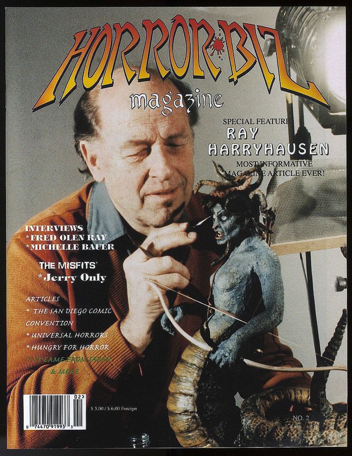 HORROR BIZ magazine side cover Issue 2 Fall/Winter 1997