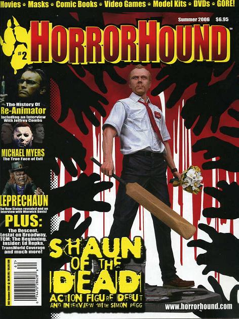 HORRORHOUND magazine side cover Issue 2 Summer 2006