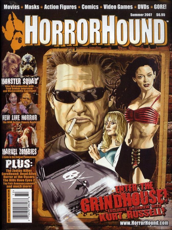 HORRORHOUND magazine side cover Issue 6 Summer 2007
