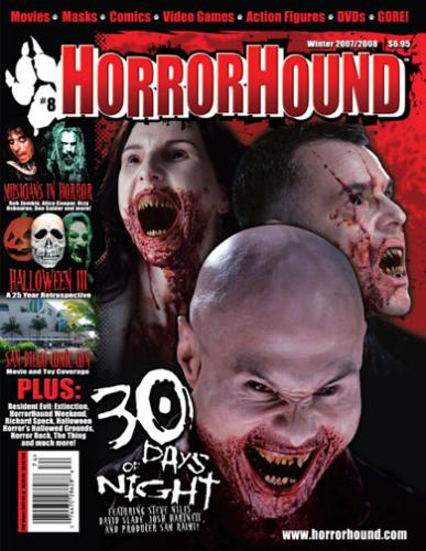 HORRORHOUND magazine side cover Issue 8 Winter 2007