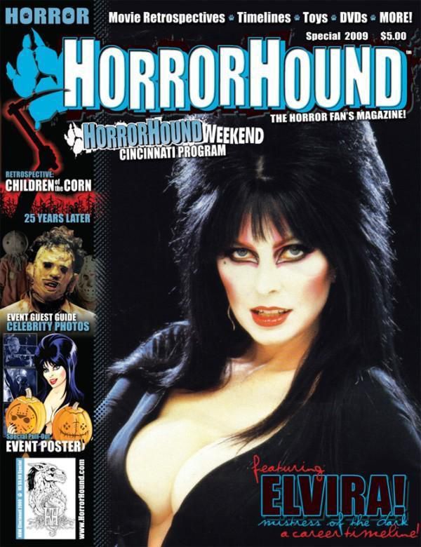 HORRORHOUND magazine side cover  Special # 1 Cincinnati Convention November 2009