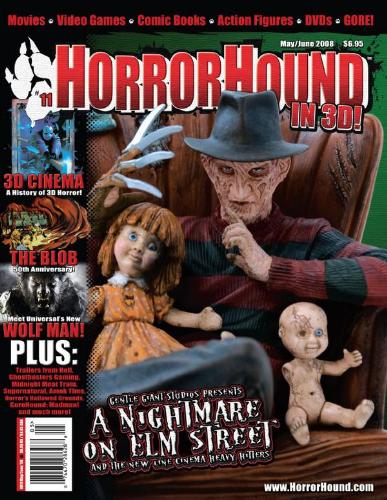 HORRORHOUND magazine side cover Issue 11 May-June 2008