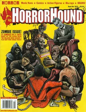 HORRORHOUND magazine side cover Issue 43 September/October 2013