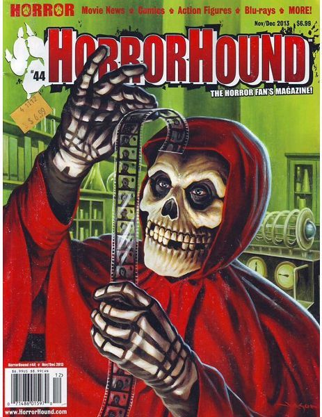 HORRORHOUND magazine side cover Issue 44 November/December 2013