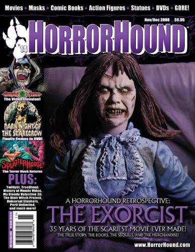 HORRORHOUND magazine side cover Issue 14 November-December 2008