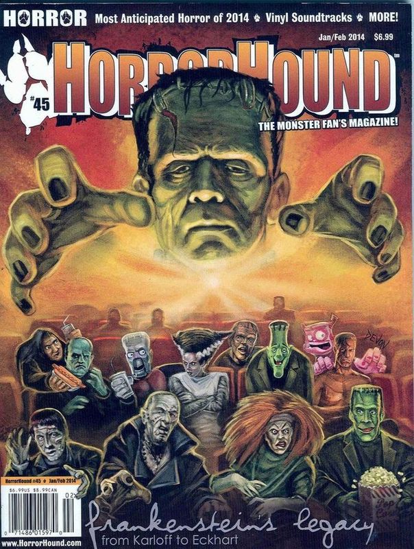 HORRORHOUND magazine side cover Issue 45 January/February 2014