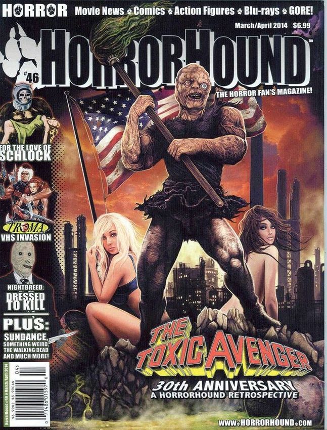 HORRORHOUND magazine side cover Issue 46 March/April 2014