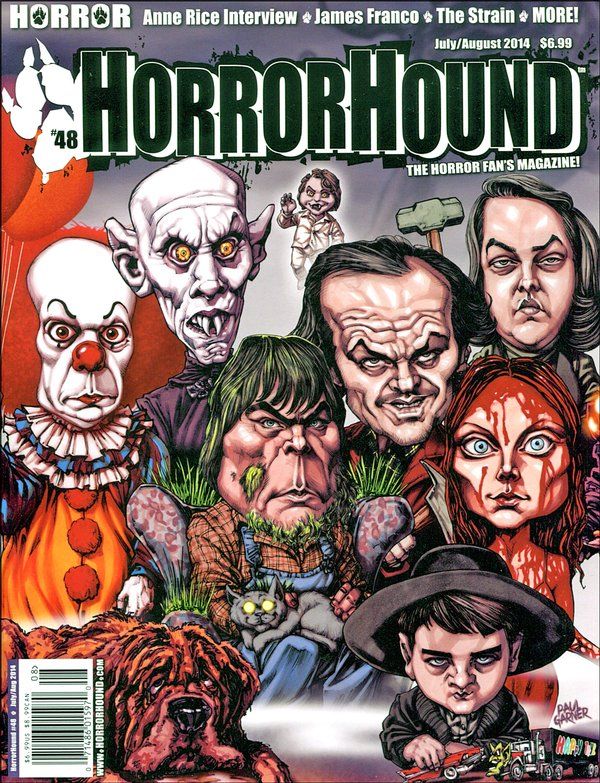 HORRORHOUND magazine side cover Issue 48 July/August 2014