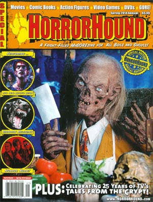 HORRORHOUND magazine side cover  Special Spring 2014