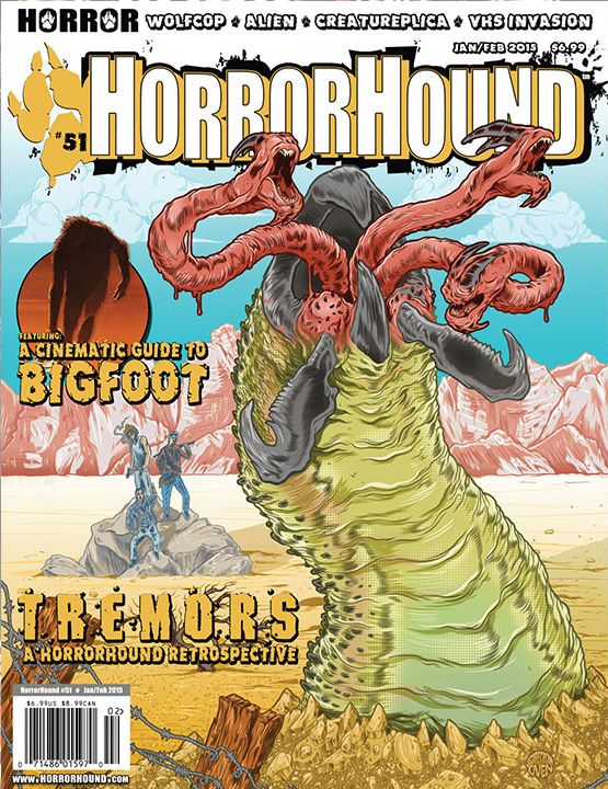 HORRORHOUND magazine side cover Issue 51 January/February 2015